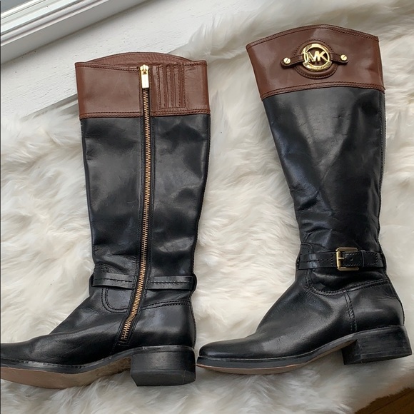 Micheal Kors two tone real leather Boots - Picture 3 of 3